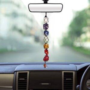 crystal certified 7 chakra tumble hanging crystals aura synchronized & activated for best results.