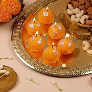 premium ladoo candles set of 6