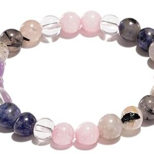 stress relief bracelet certified multi crystal bracelet for stress, peace