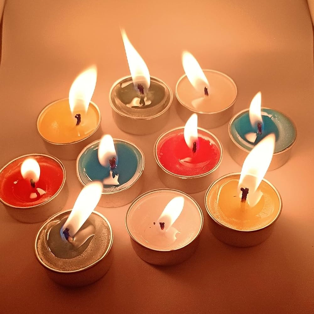 wax tealight candles 100 pcs