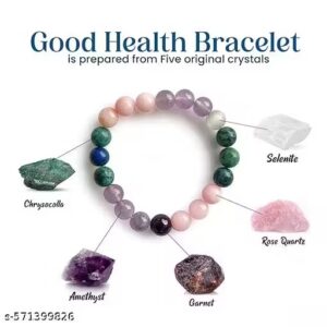 good health bracelet certified good health crystal bracelet with multi crystals