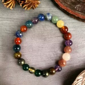 four way healing agate bracelet for finance, love & relationships, seven chakra alignment