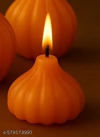 modak shaped decorative candles set of 6