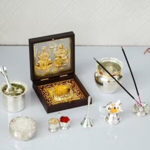 empire gift 24 k gold plated shree maha laxmi ganesh photo frame