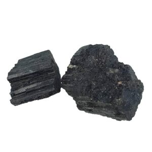 natural black tourmaline rough correction door hanging for decorative home & office door