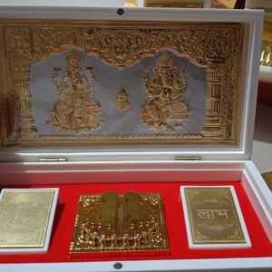 laxmi ganesh charan with shubh labh