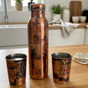 aqua shuddhi copper glass bottle