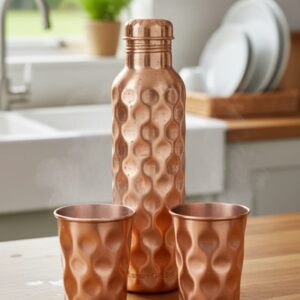 aqua shuddhi copper glass bottle