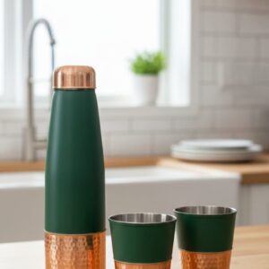 aqua shuddhi copper glass bottle